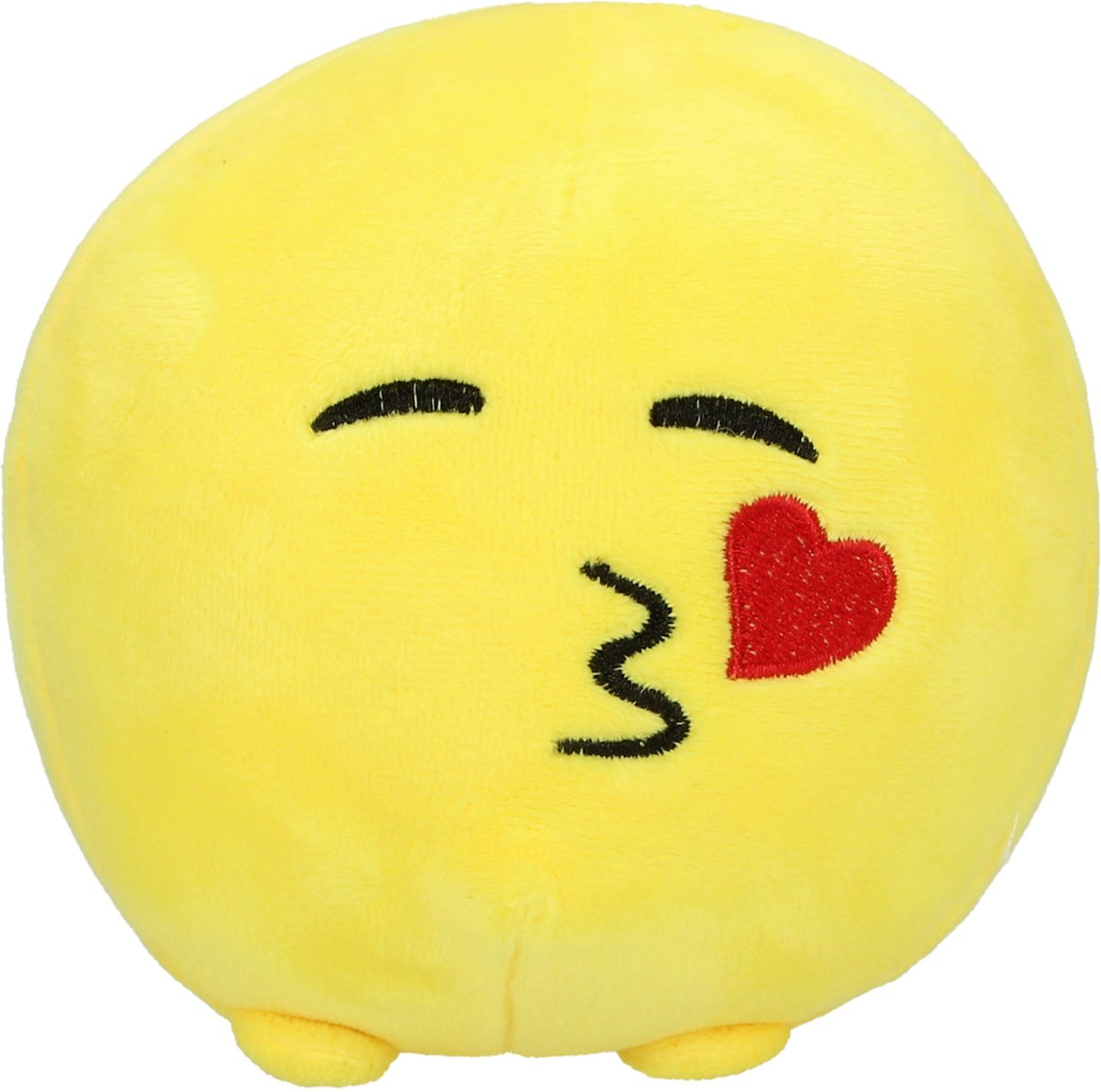 Toyworld Emoji Pluchen Knuffel Kiss – 11x11x12cm | Emoticons | Speelgoed | Kinderen